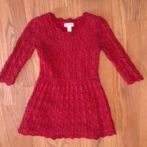 Girls Cat and Jack dress / holiday dress, size 5